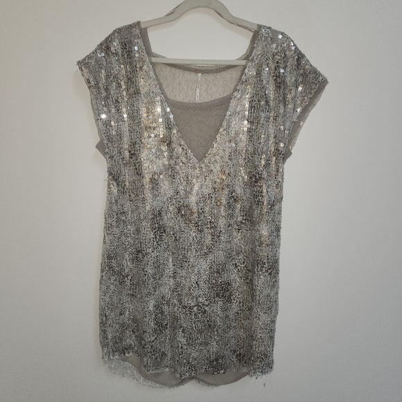 Free People Shattered Glass Midnight Dreamer Dress - Picture 5 of 7